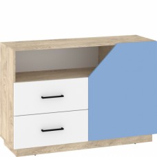 Kumode PAX 120 1D2S, Ozols/Balts/Zils